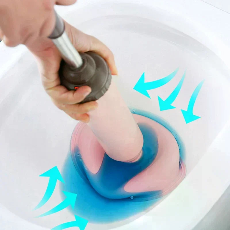 Siliconen Toiletplunjer met Vacuümzuignap – Hogedrukpomp Anti-Verstopping