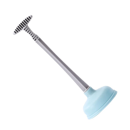 Hogedruk Toiletplunjer met Brede Rubberen Kop – 16x16x42cm