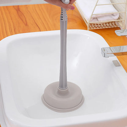 Hogedruk Toiletplunjer met Brede Rubberen Kop – 16x16x42cm